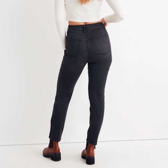 Madewell High Rise Slim Straight Jeans - Picture 4 of 13